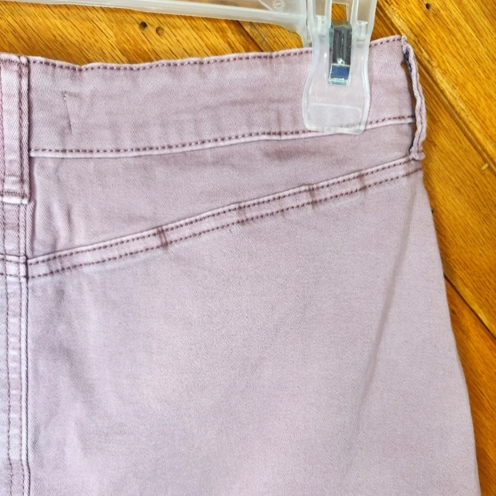 Altar'd state small light purple button up mini skirt